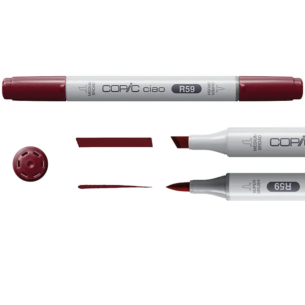 Набор маркеров Copic Ciao "Модные подростки", 12 цветов, в пенале 259993 — 2