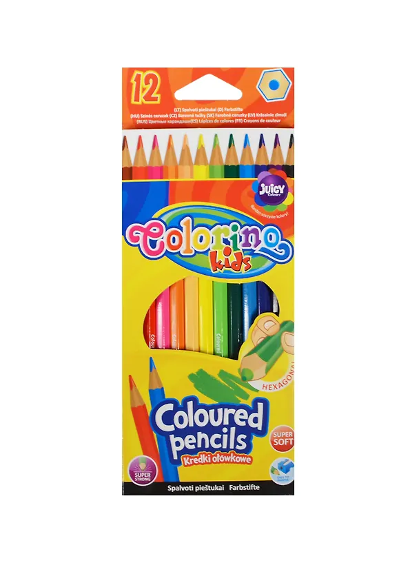 Карандаши цветные «Kids», Colorino, 12 цветов 235238 — 1