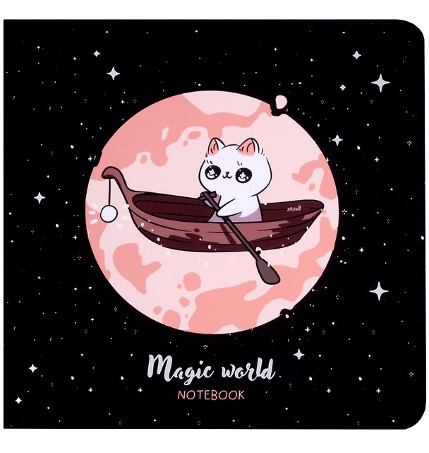 Записная книжка «Magic world» 170х170 мм, 40 листов, скрепка, MESHU 2993610 — 1