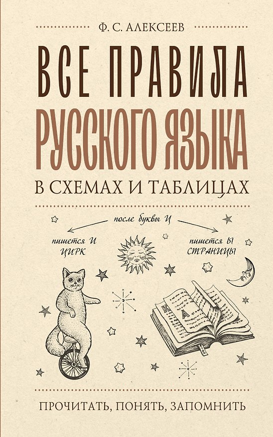 Книга Все правила русского языка в схемах и таблицах (Филипп Алексеев) — 1