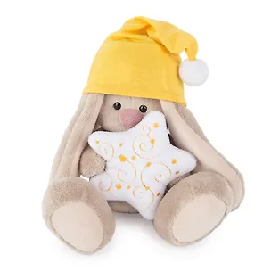 Мягкая игрушка Зайка Ми в колпачке и со звездочкой (15 см) (SidX-175) 2565843