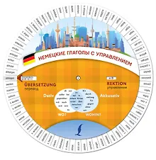 Немецкие глаголы с управлением. Диск-вертушка