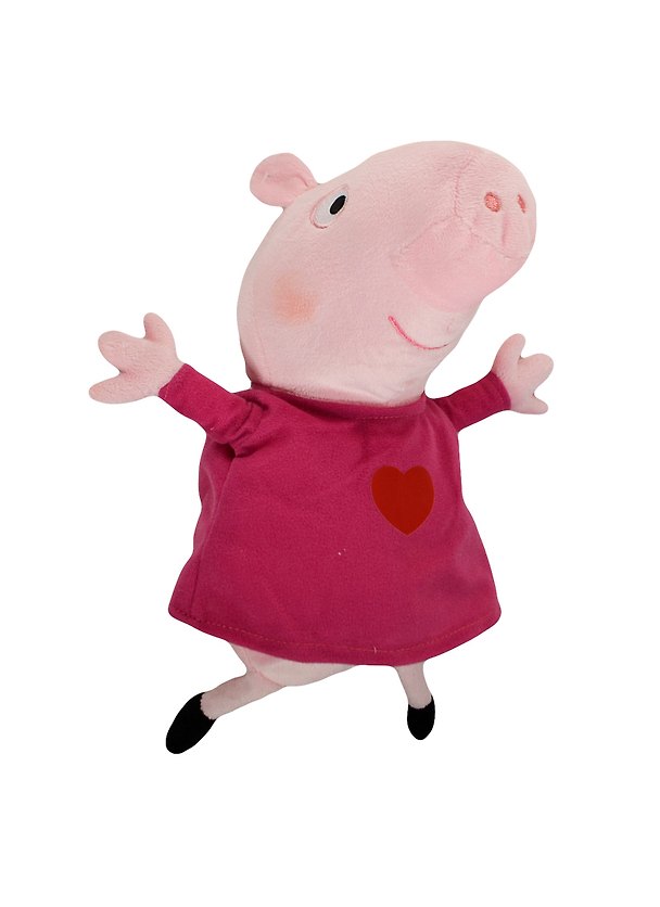 РОСМЭН Peppa мягкая игрушка "Пеппа с сердечком", 30 см 25096 2447112 — 1