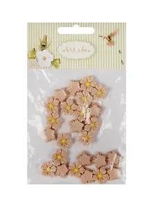 Цветок гибискус (В908) в пакете 25 шт, латте (11-08631-108)