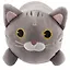 Мягкая игрушка "Кот серый", 40 см — 2619338 — 2