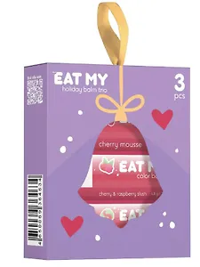 Набор бальзамов для губ Сладкие воспоминания (Вишневый мусс, Вишнево-малиновый слаш, Ягодный джем) (14,4г) (Eat My) (364634)