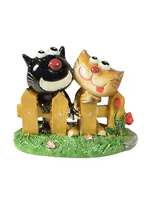 Фигурка Влюбленные кошки (156-150) (9,3х7см)