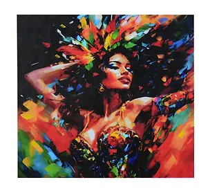 Набор для творчества. Алмазная мозаика с частичной выкладкой на подрамнике "Танцующая девушка", 30 х 30 см 3037395