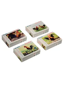 Пазл Оригами 54эл FireRooster Петухи в ассортименте 02630