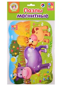 Пазлы на магните Vladi Toys Мои первые игры Коровка