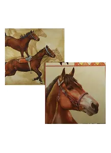 Набор для творчества, Набор салфеток для декупажа, Лошади (0123 И/0011 Ж) (6/900002505849)