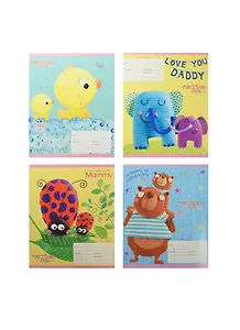 Тетрадь в линейку Unnika, Marzipan, 12 листов, в ассортименте