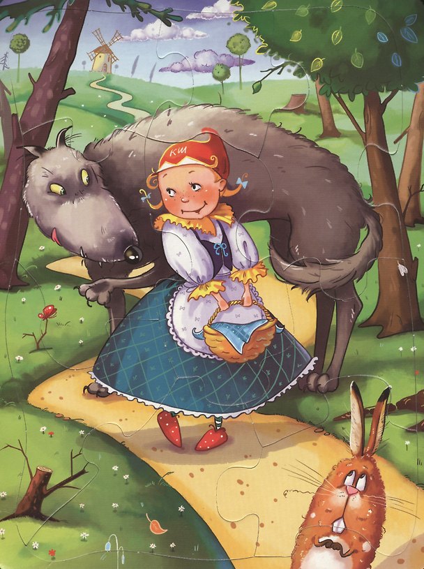 Книга Красная Шапочка. Читаем и собираем сказку (Виктория Гетцель) — 1