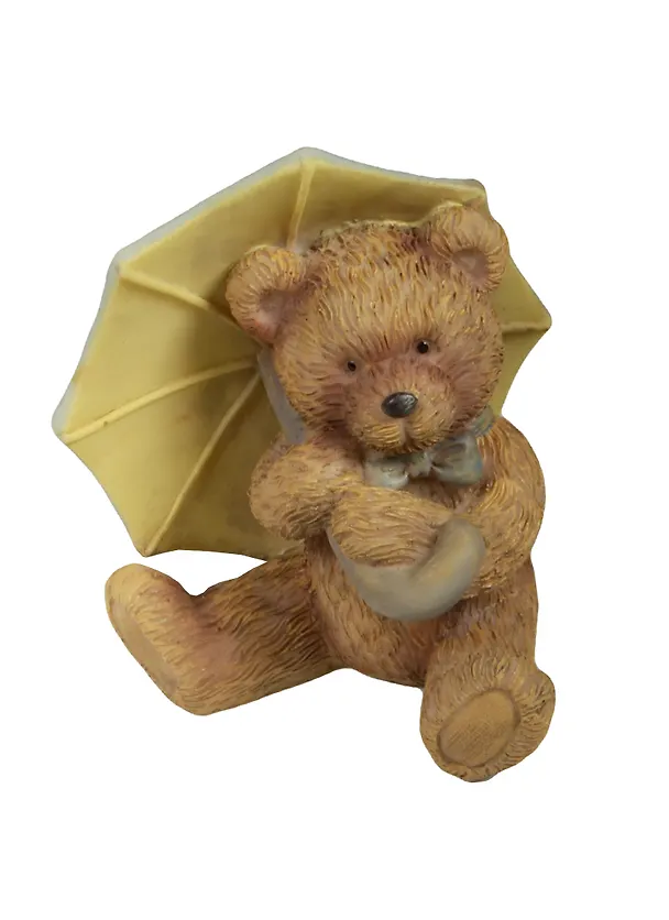 Фигурка Медвежонок с зонтом 18см (390-806) 2499868 — 1