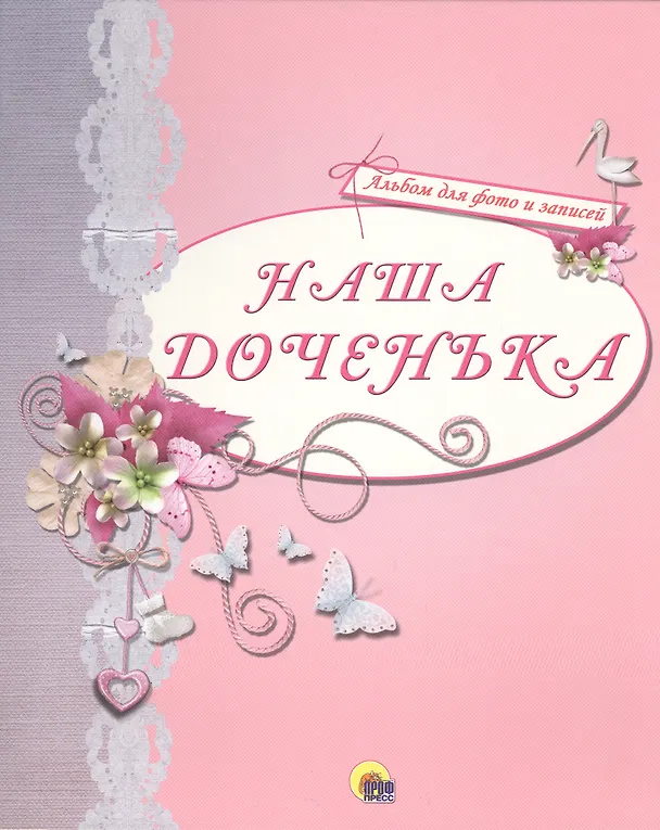 Книга АЛЬБОМ ДЛЯ ФОТО. НАША ДОЧЕНЬКА (РОЗОВЫЙ) () — 1