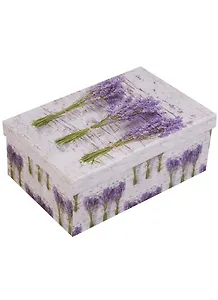 Коробка подарочная "Лавандовые букеты"