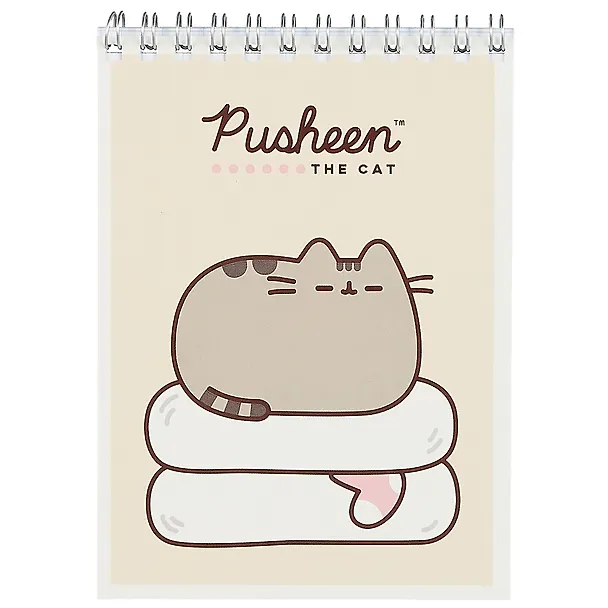 Блокнот А6 40л кл. "Pusheen" даблспираль, выб. УФ-лак двойной  261473 — 3