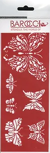 Трафарет универсальный Ажурные бабочки 2 (ТУ-38) (8,5х23)