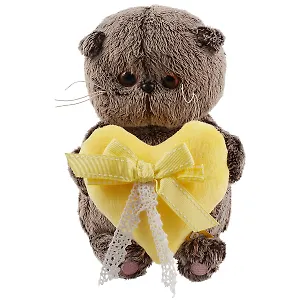 Игрушка мягкая Budi Basa, Басик BABY с сердечком, 20см