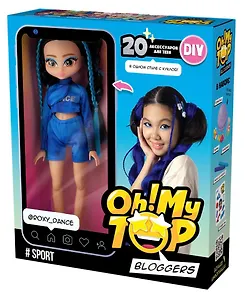 Игровой набор с куклой и аксессуарами DIY «Oh!My Top» Sport (3+)