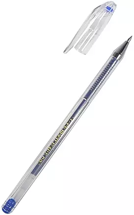Ручка гелевая 0.5мм, синяя, Crown — 200069 — 1