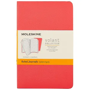 Записная книжка «Classic Pocket» А6, 40 листов в линейку, бордовая, 2 штуки, Moleskine
