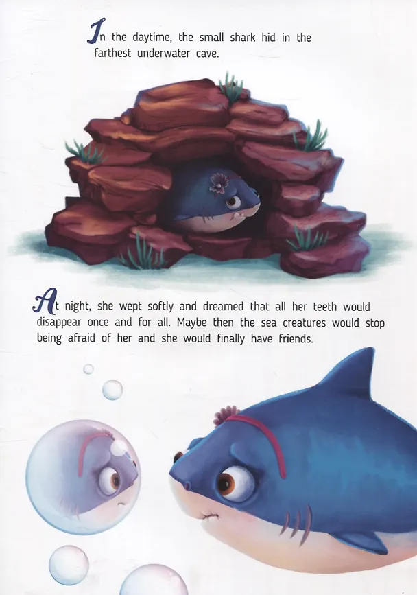 Книга Mila the shark makes friends (Акула Мила находит друзей, мелов. 215х290) (Анна Федулова) — 4