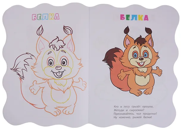 Книга Книжка-раскраска В лесу (илл. Гарбуз) (мКн-раскраска) Панасюк (вырубка) (Инна Панасюк, Юлия Андреева) — 4