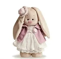 Мягкая игрушка Зайка Ми в фиолетовом пальто и белом платье (31 см) (StM-033)