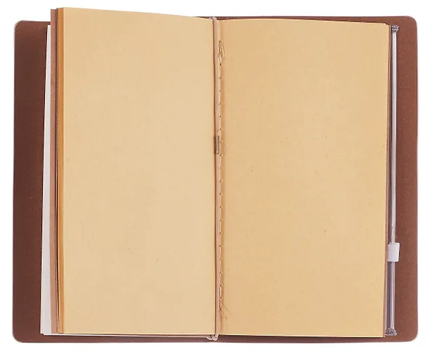 Записная книжка А6+, 80 листов в линейку, бежевая, сшивка, Schiller 3109565 — 8