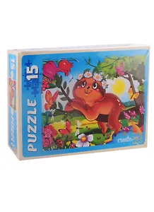 Пазл Маленький ленивец Рыжий кот Макси-пазлы 15 элементов ПУ15-7181