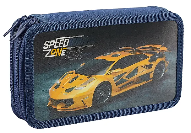 Пенал 2отд. "Speed zone" 19*11, молния, ламинат 3037752 — 1