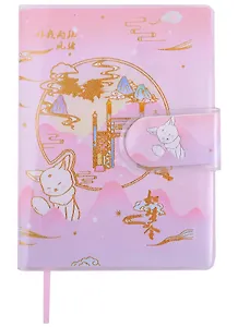 Записная книжка Yoi, Japanese cat, A6 80 листов в линейку, в ассортименте