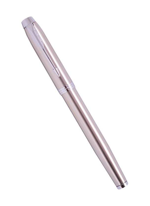 Ручка-роллер чёрная, IM Essential Stainless Steel CT, Parker 260496 — 1
