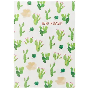 Папка-уголок А4 "Кактусы", пластик 0,18мм