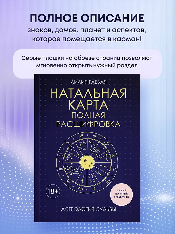 Книга Натальная карта. Полная расшифровка. Астрология судьбы (Лилия Гаевая) — 7