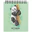 Скетчбук А6 40л "Панда" 120г/м2, тв.обложка, спираль — 260718 — 1