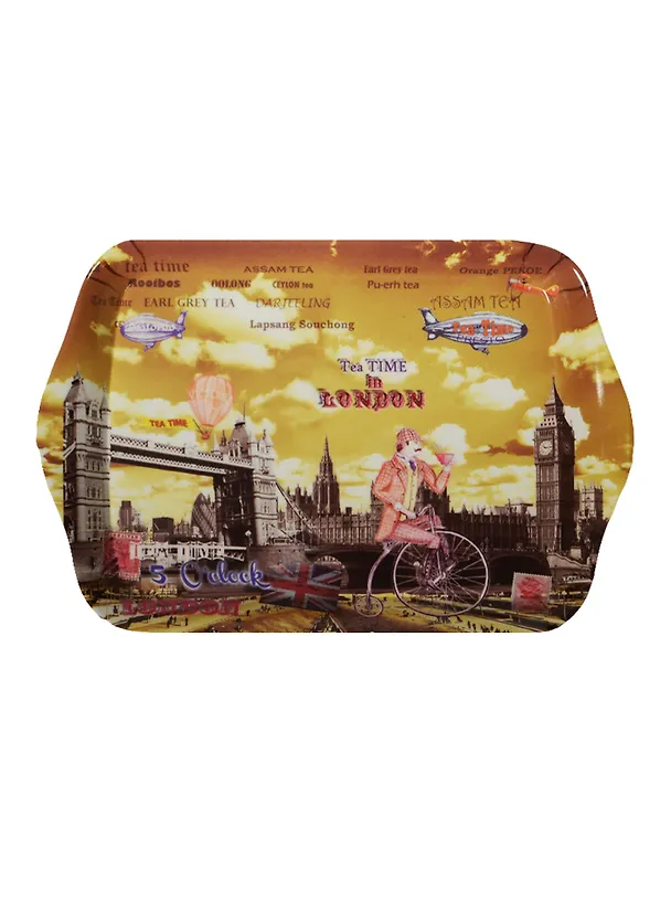 Поднос Пора Пить Чай (ML-002 Teatime) (пластик) (20,8х14,2) Gift Land 2495295 — 1
