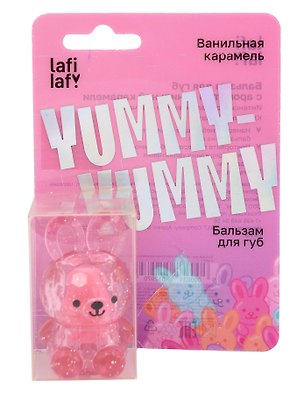 Бальзам для губ Кролик (ванильная карамель) (14г) (12-26739-JYB102) (Lafilaf) 3151297