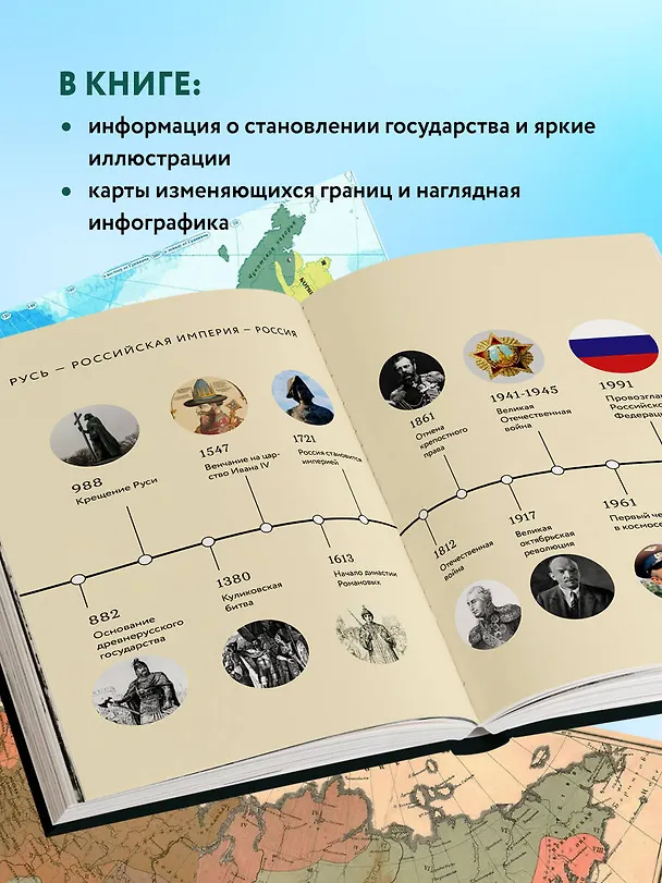 Книга История России. Визуальная энциклопедия в иллюстрациях, картах и инфографике (Наталья Феоктистова) — 7