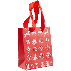 Пакет А6 14,5*11,5*6 "New year's gift" Новый год, бум.мат.ламинат