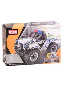 Конструктор Джип с инерционным механизмом, 199 деталей