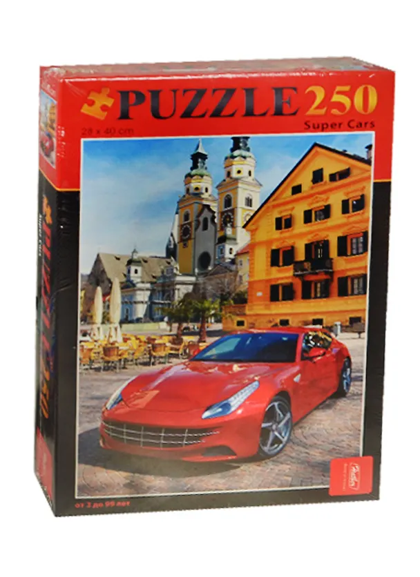 Пазлы 250 А3ф Super Cars (250П33_01020) (28х40см) (3-99л.) (Hatber) (коробка) 2473383 — 1
