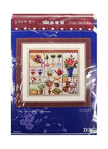 Набор для вышивания, DOME, Садовые мелочи, 24*24, (90904(14)