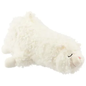 Мягкая игрушка Лама спящая (текстиль) (33см)
