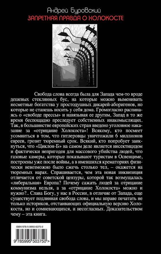 Книга Запретная правда о Холокосте.Были и небыли (Андрей Буровский) — 2
