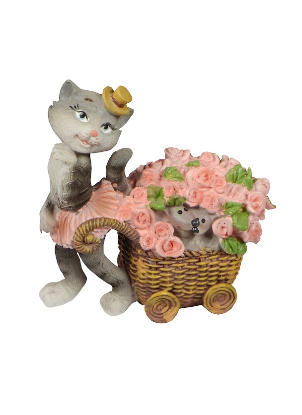 Фигурка Кошка Цветочница (9см) (MY92104) 2492832 — 1