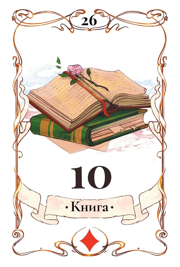 Книга Легендарное таро Ленорман. Мини. 36 карт + 4 дополнительные (Ариадна Солье) — 5