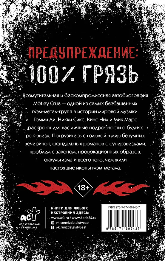 Книга Motley Crue. Грязь. История самой скандальной рок-группы в мире (Томми Ли, Винс Нил) — 2
