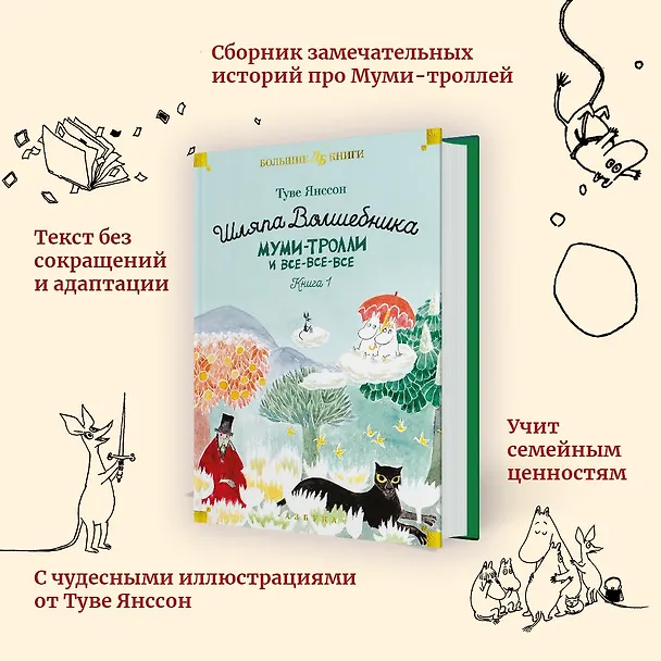 Книга Шляпа Волшебника. Муми-тролли и все-все-все. Книга 1 (Туве Янссон) — 11